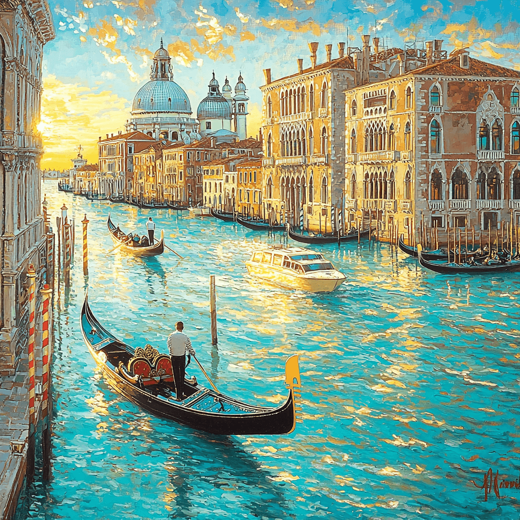 Grand Canal Venice - Italy Paint By Numbers Kits