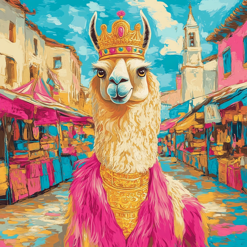 Kuzco As Llama Prank paint by numbers