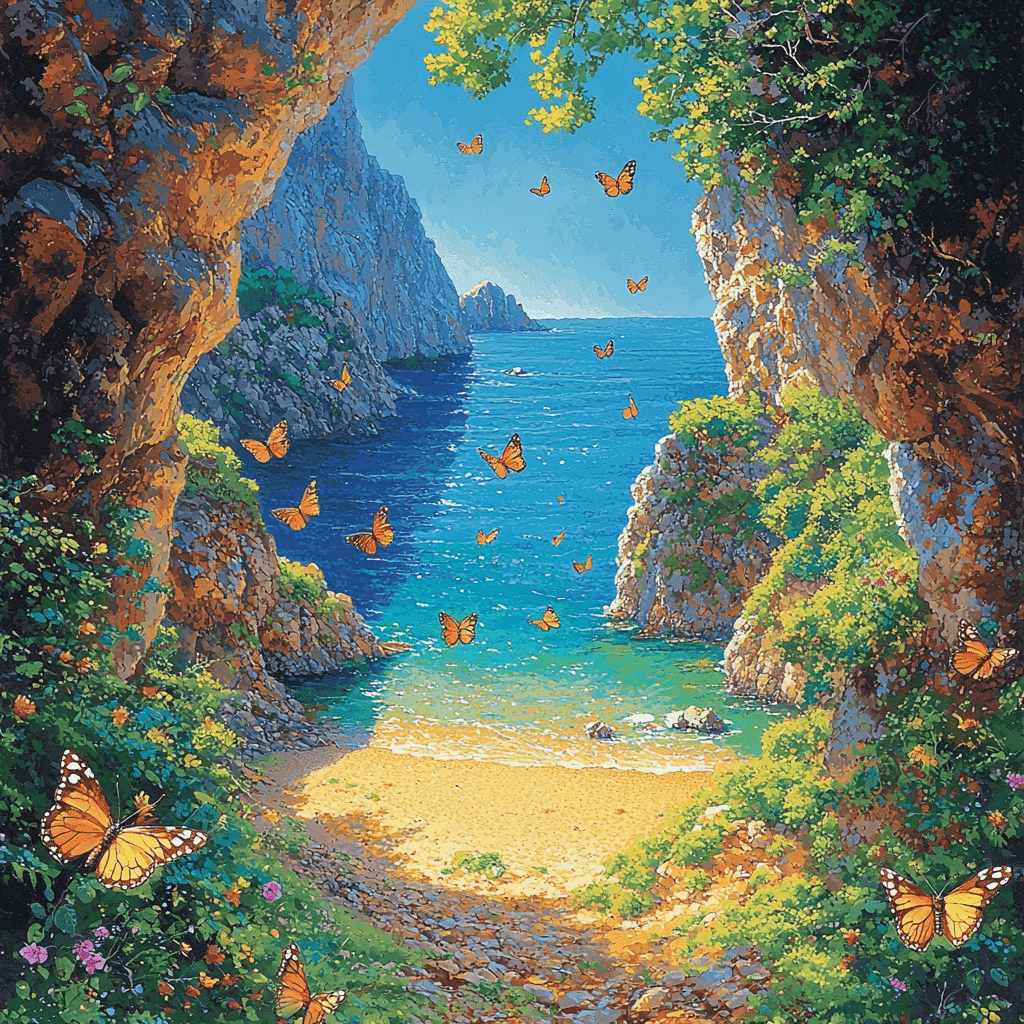 Butterfly Valley - Fethiye Numbered Painting Kits