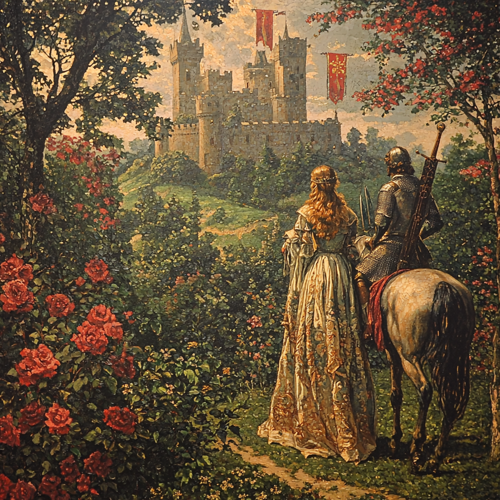 John William Waterhouse Inspired Medieval Mystique Numbered Painting Kits