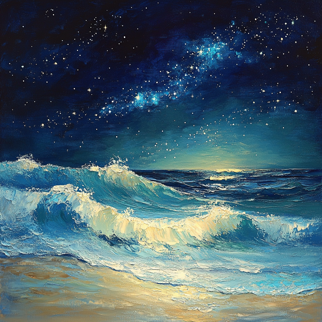 Edgar Degas Inspired Celestial Tide Painting by numbers kit