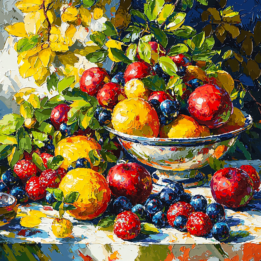 Paul Cézanne Inspired Fruits Of The Earth Harmony Paint By Color