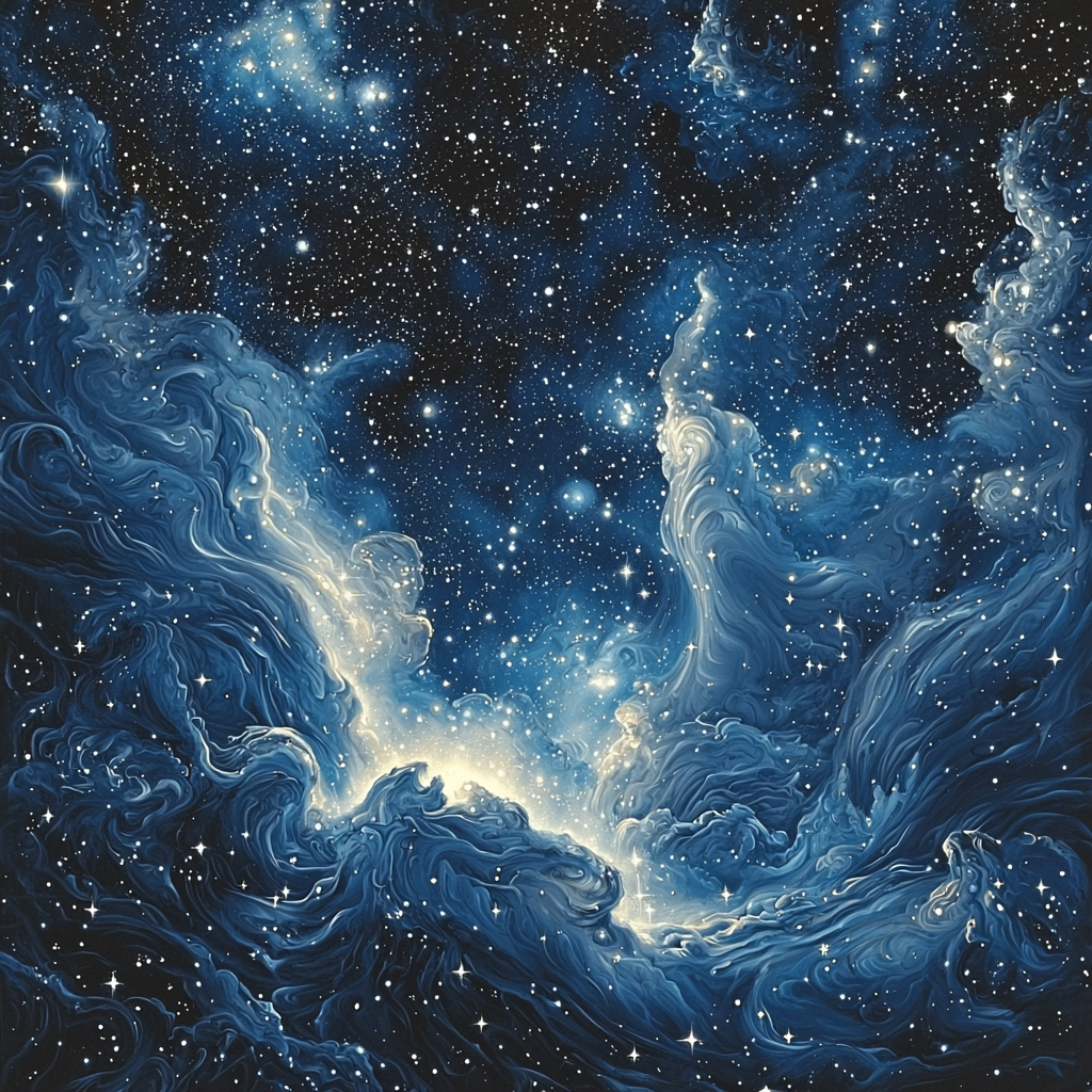 Michelangelo Inspired Aetherial Symphony Paint By Numbers