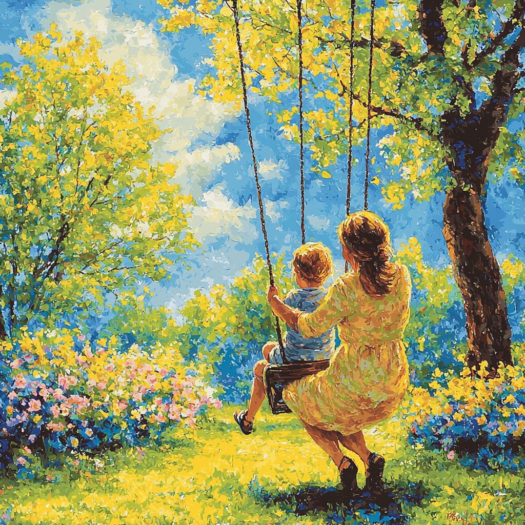 Adventures On A Swing Paint By Numbers Kits