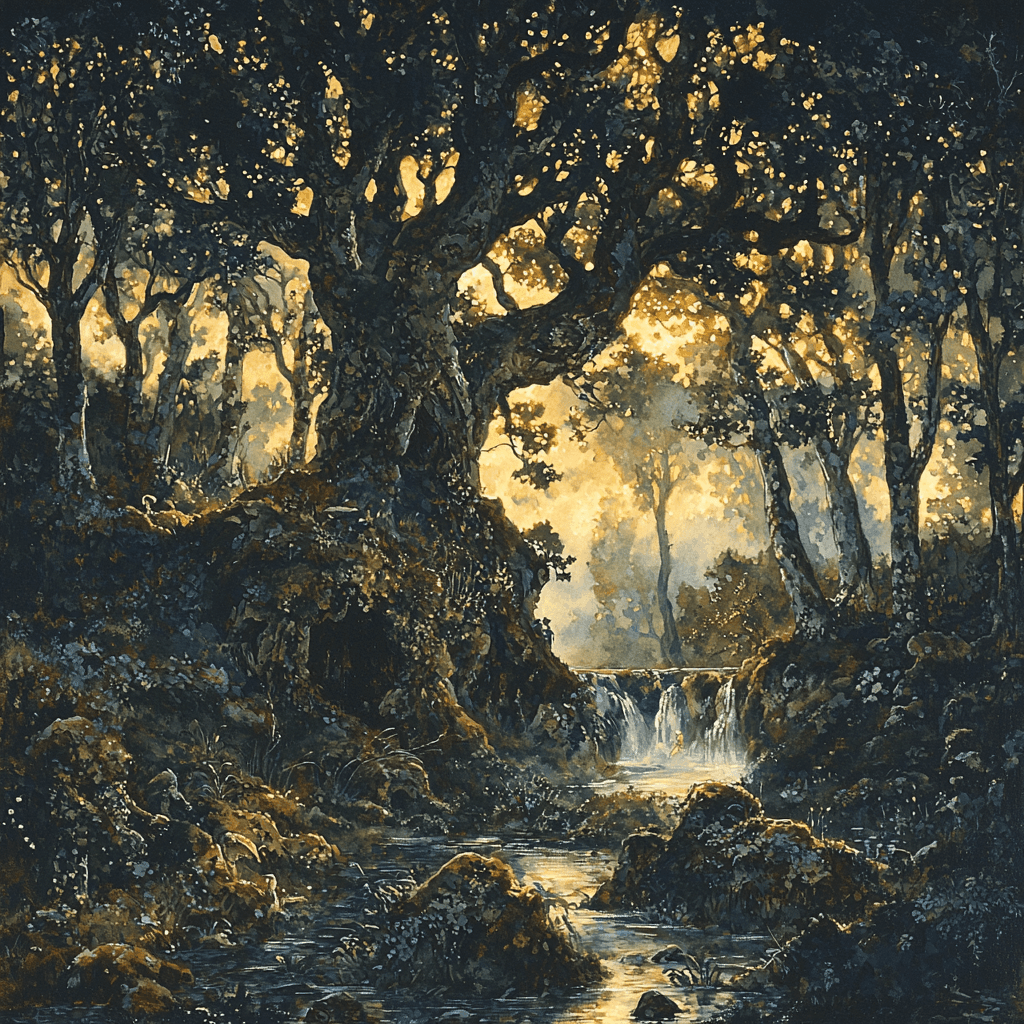 Arthur Rackham Inspired Enchanted Forest Fairytale - DIY Painting By Numbers Kit