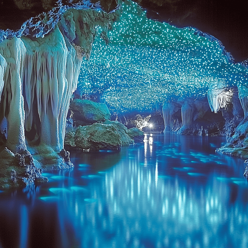 Glowworm Caves - Waitomo Painting By Numbers Kit