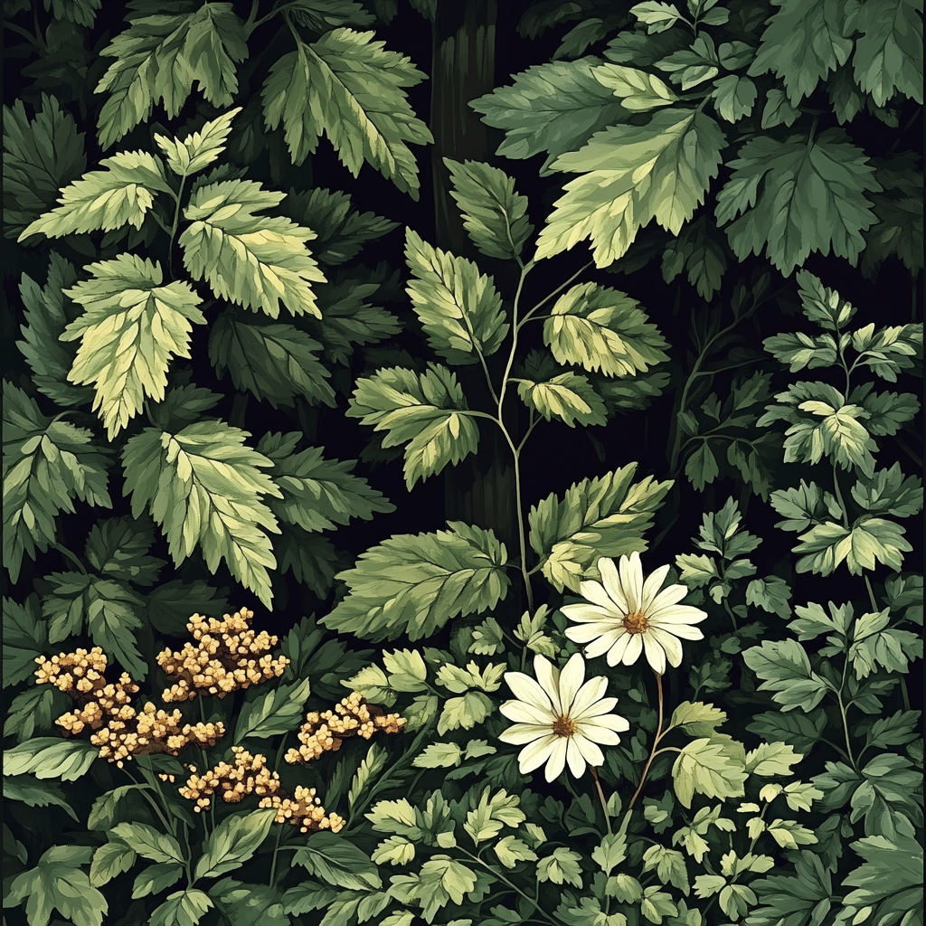 Albrecht Dürer Inspired Forest Study paint by numbers