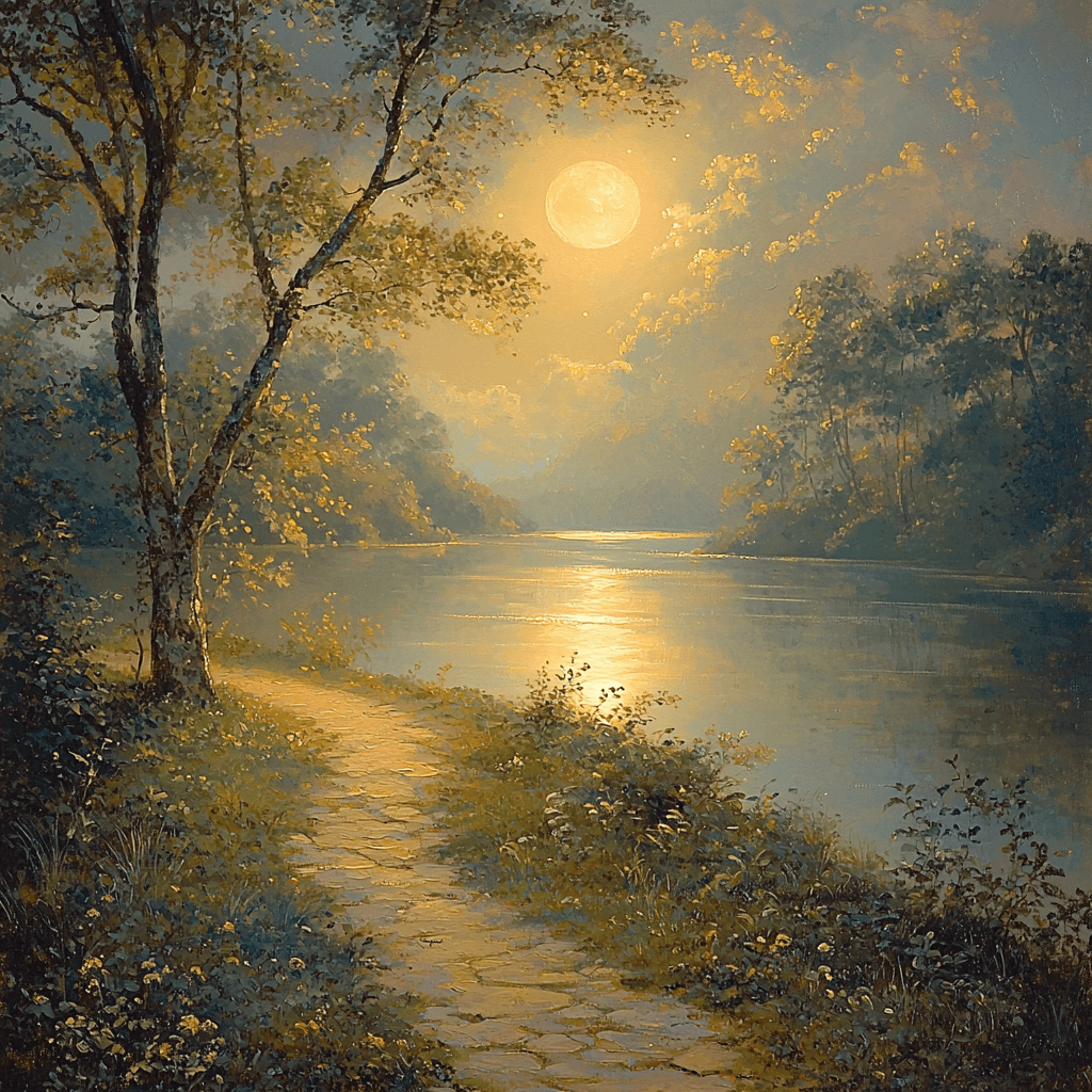 Thomas Gainsborough Inspired Gainsborough's Moonlit Journey Paint By Numbers Kits