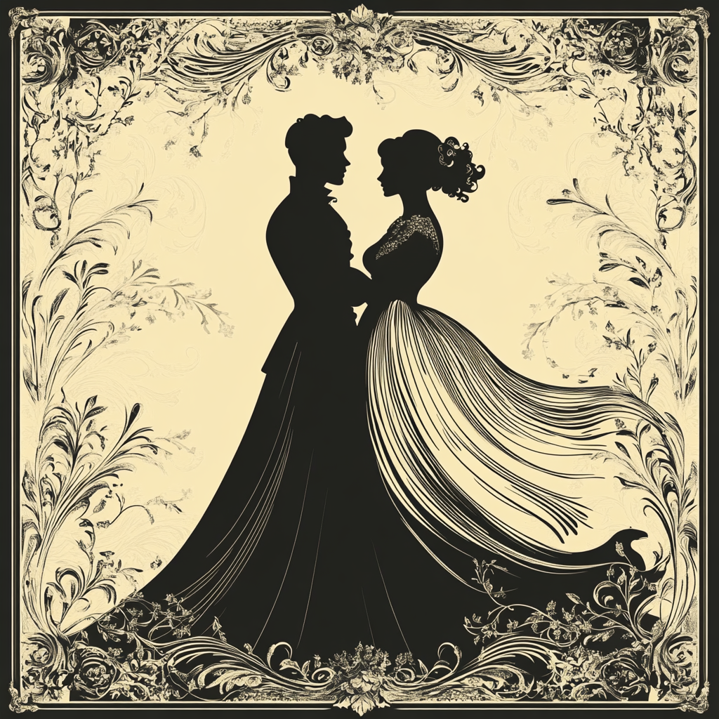 Beardsley Inspired Opera Poster Numbered painting kits