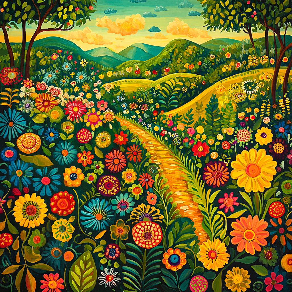 Frida Kahlo Inspired Dreaming In Bloom Paint By Numbers Kits