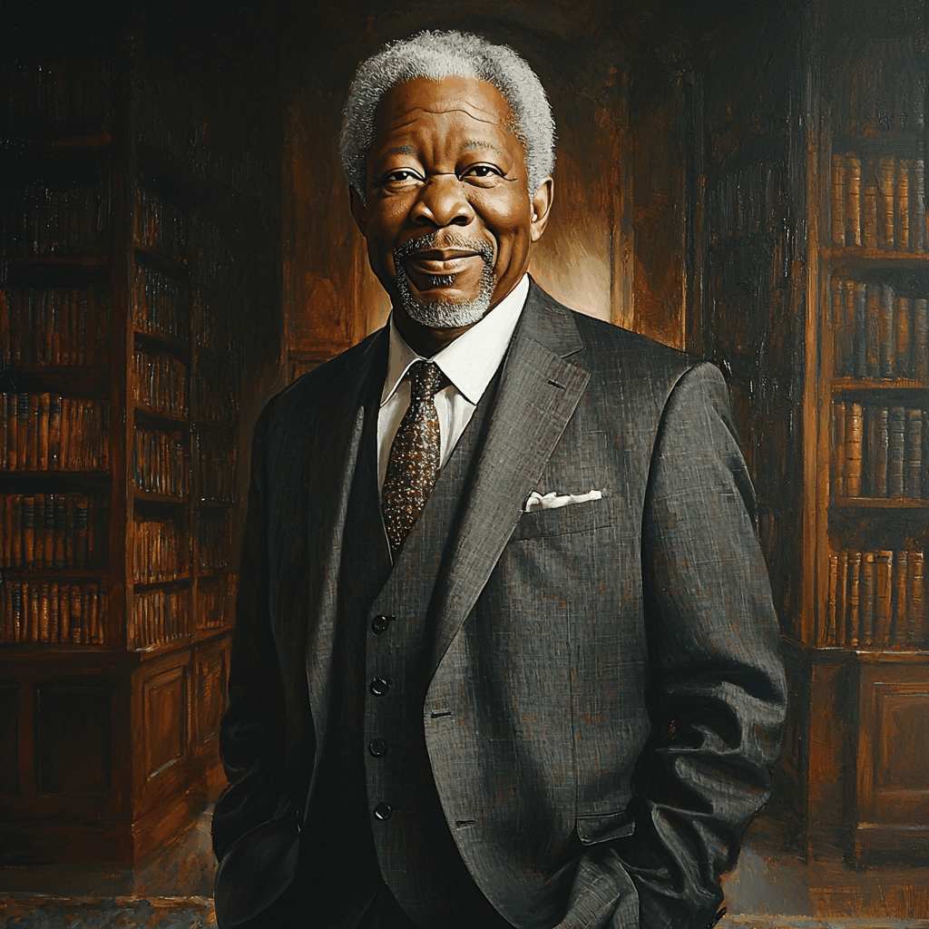 Morgan Freeman: The Resonant Voice Of Wisdom Paint By Numbers