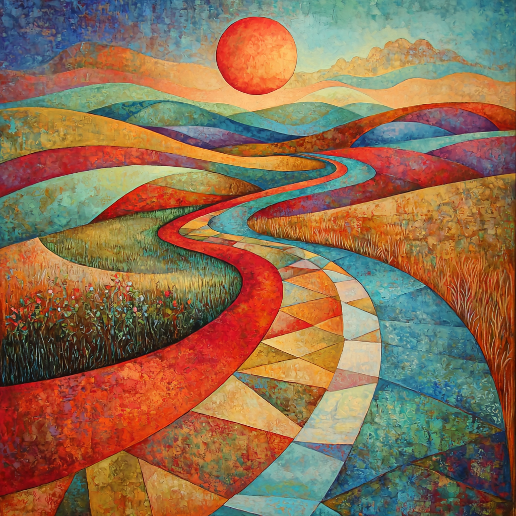 Paul Klee Inspired Illusion Of Depth Painting Number Kit