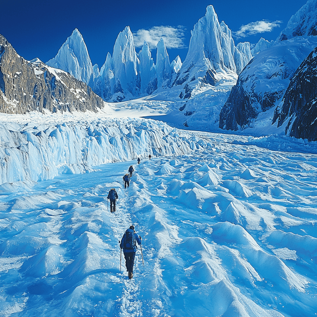 Patagonian Glacier Hiking Numbered Painting Kits