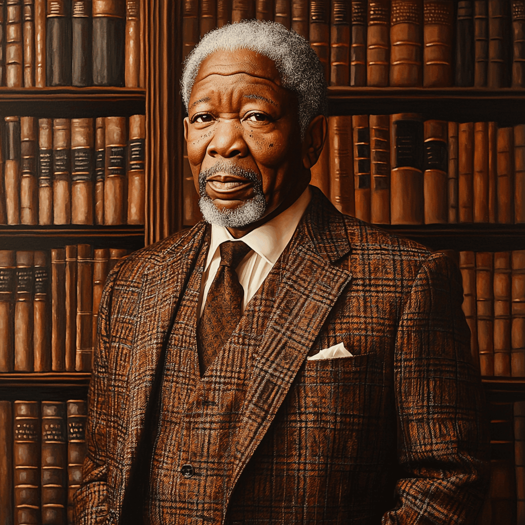 Morgan Freeman: The Wise Voice Of Authority Painting By Numbers Kit
