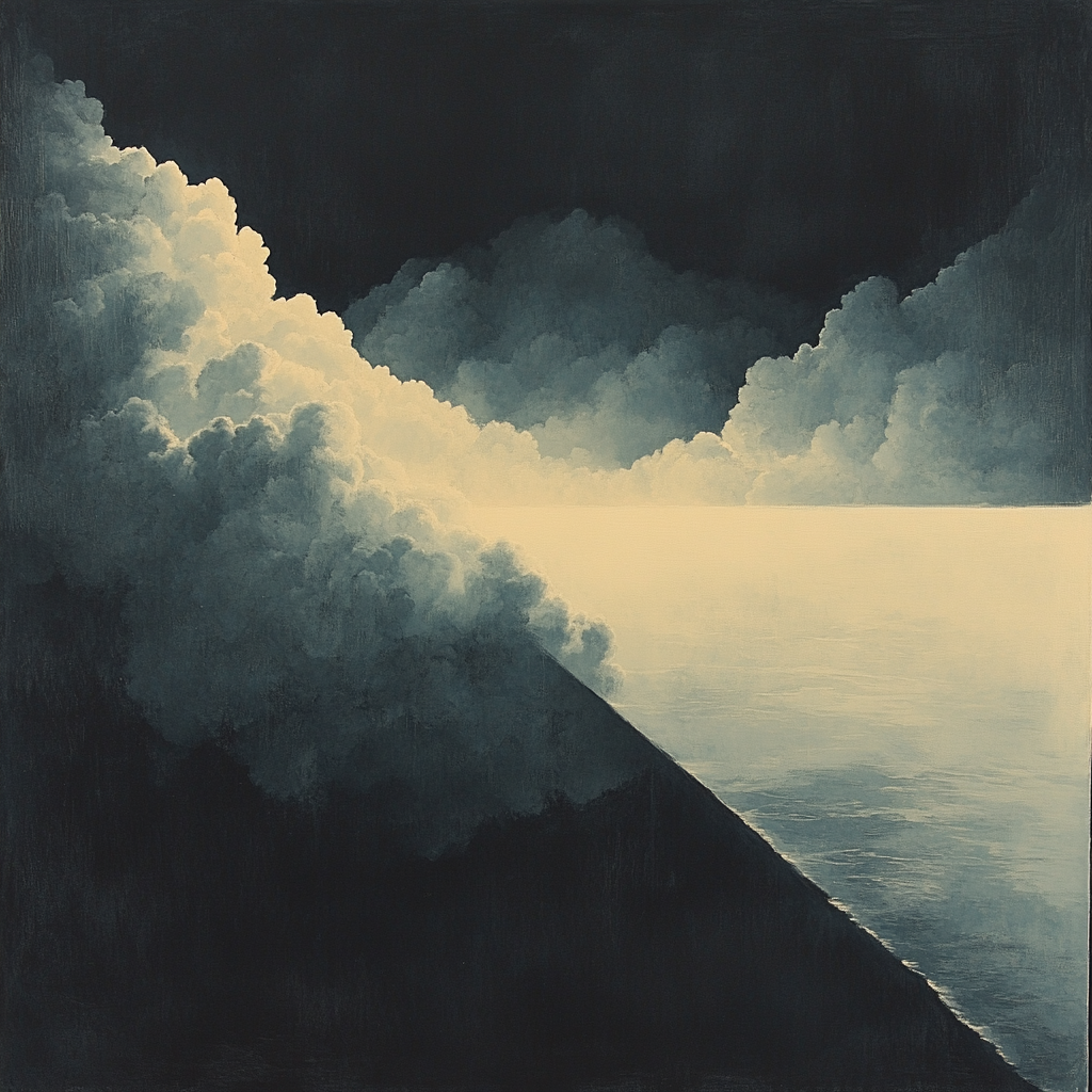 Caravaggio Inspired Storm Cloud Surge Paint by numbers kits