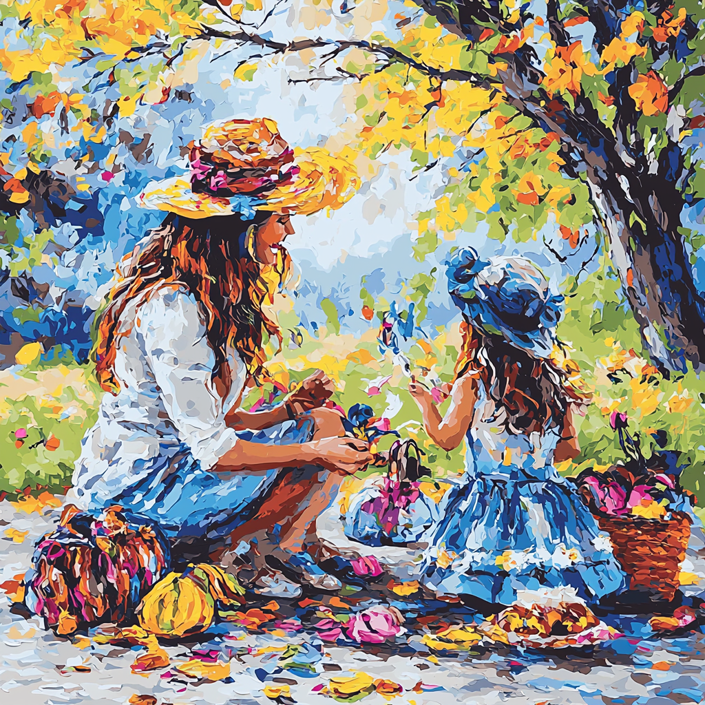 Together In Play Paint By Numbers Art