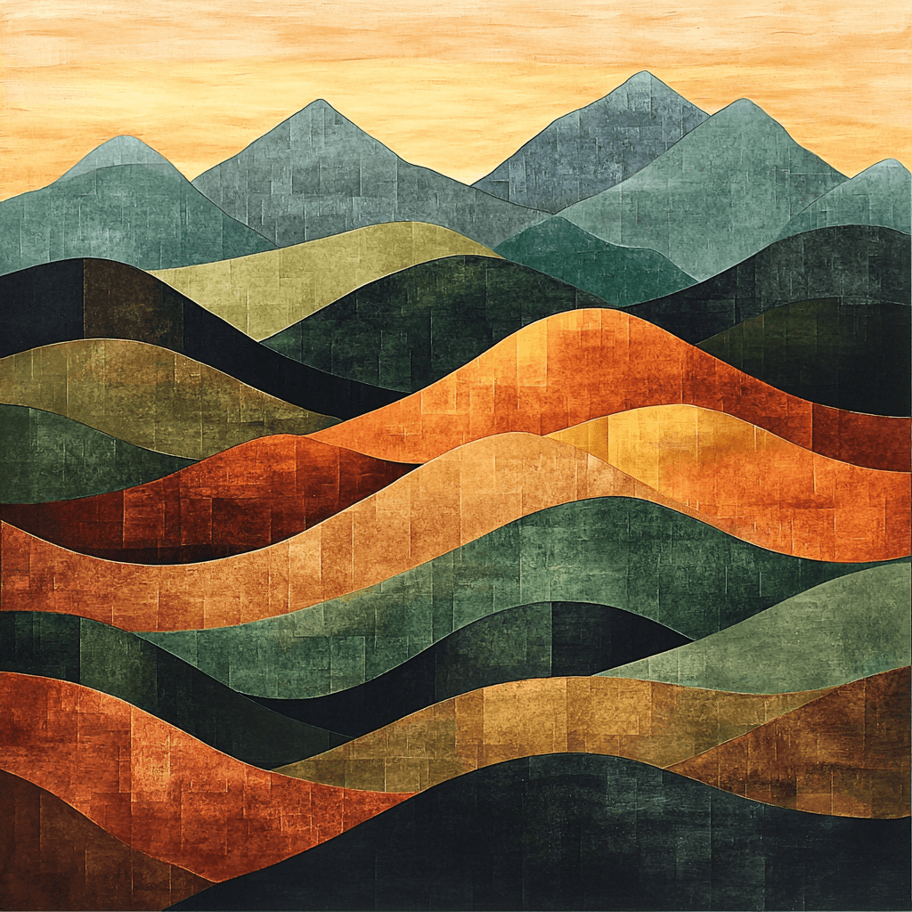 Paul Cézanne Inspired Mystic Mountain Echoes Paint By Numbers