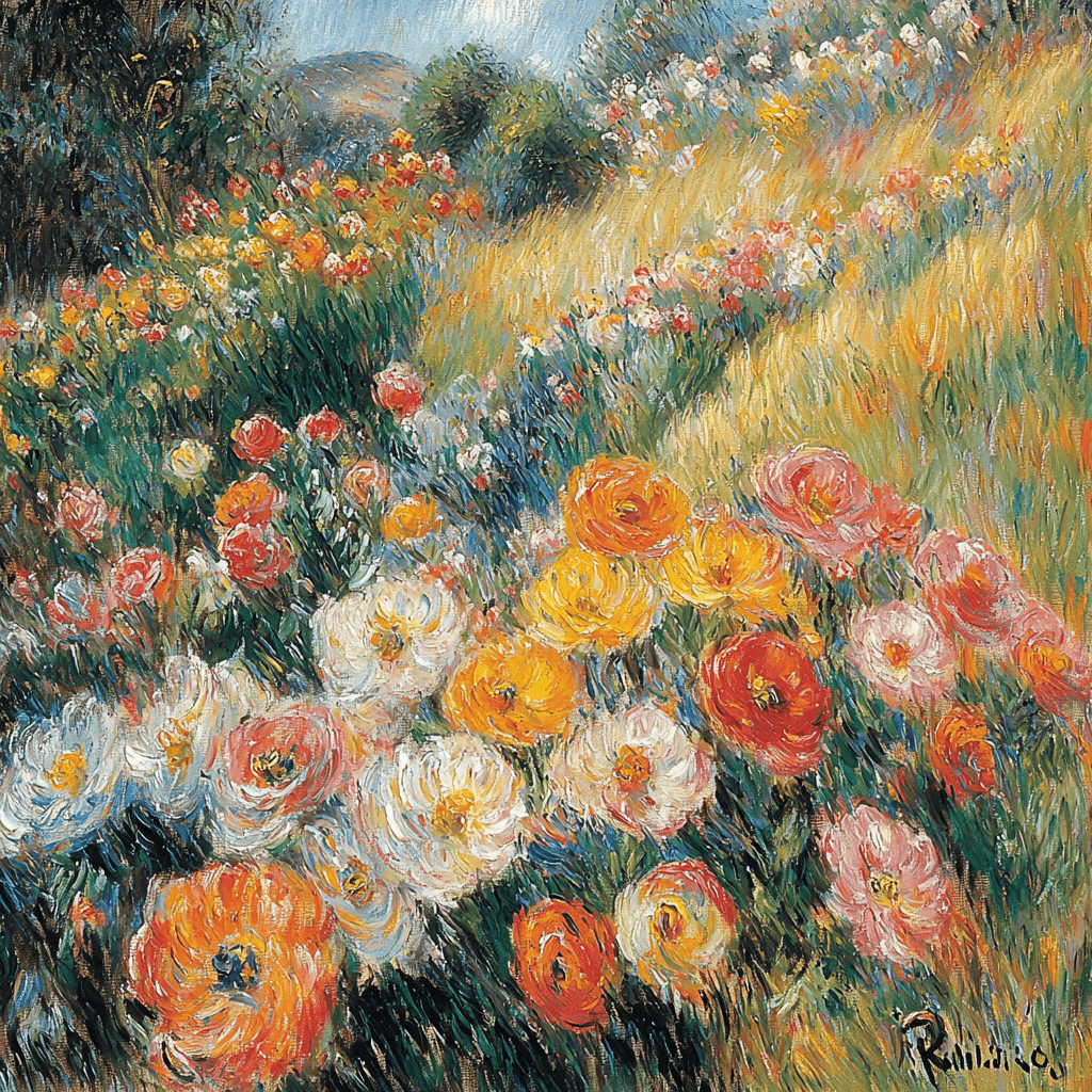 Pierre-Auguste Renoir Inspired Spring Fling DIY Paint By Numbers