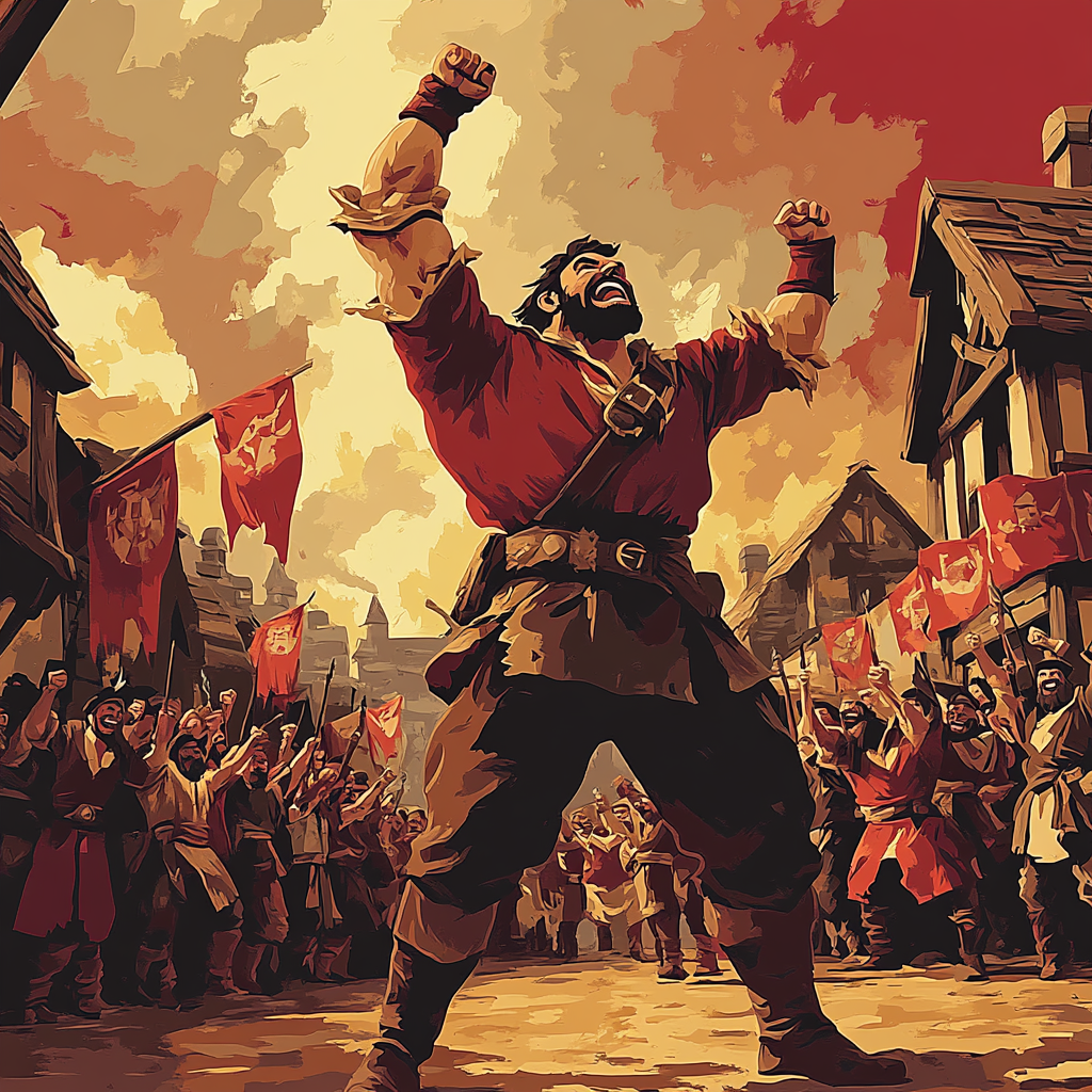 Gaston Mighty Pose paint by numbers