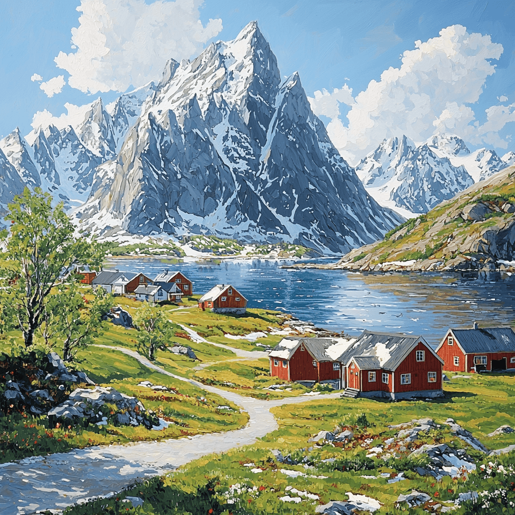 Lofoten Islands - Norway Paint By Number