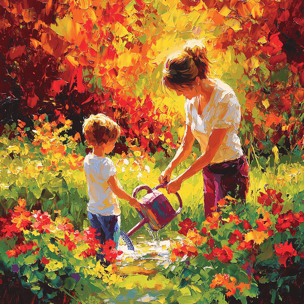 Harmony In Blooms Painting By Numbers Kit