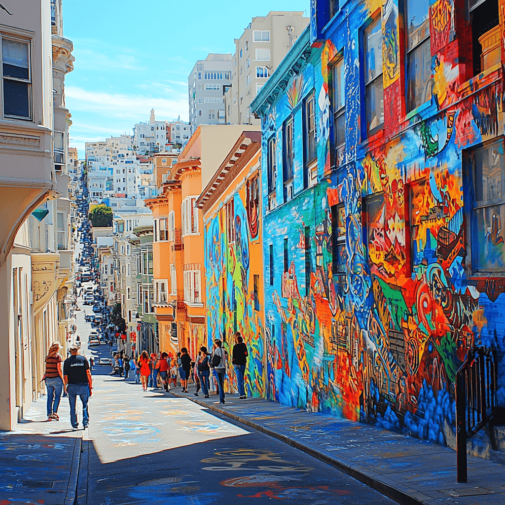 Valparaiso Street Art - Chile Painting Number Kit