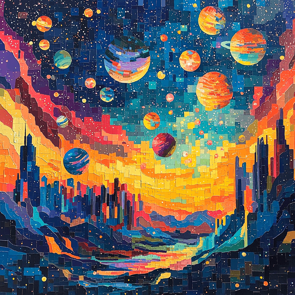 Michelangelo Inspired The Solar Sistine Paint By Color