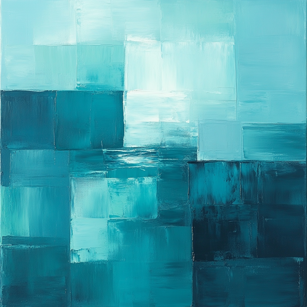 Mark Rothko Inspired Oceanic Stillness Painting by numbers kit