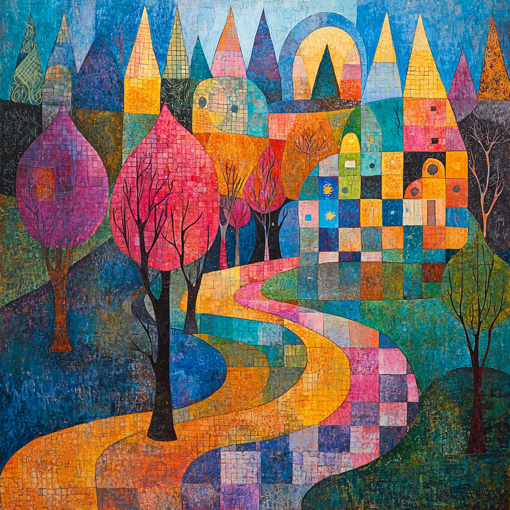 Paul Klee Inspired Colorful Expressions Painting By Numbers Kit