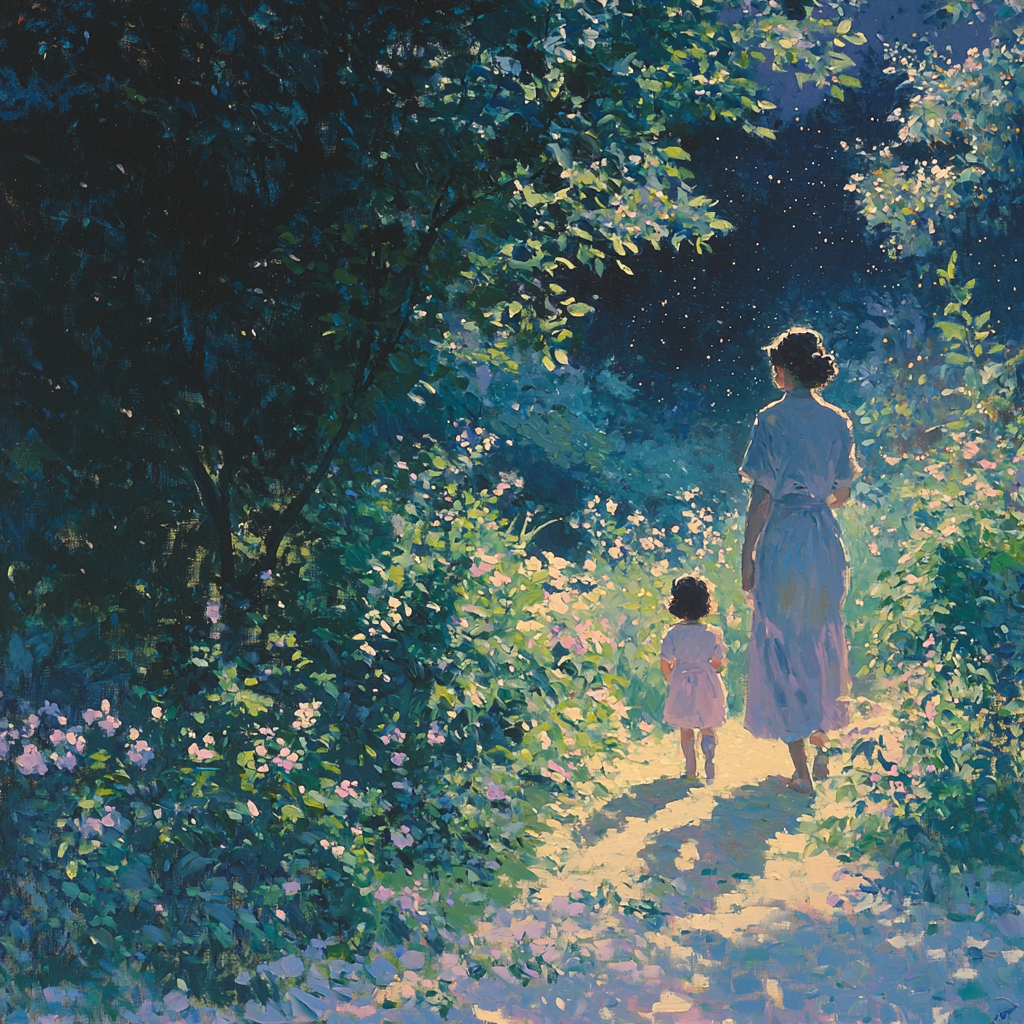 Evening Garden Stroll Paint By Numbers Kits