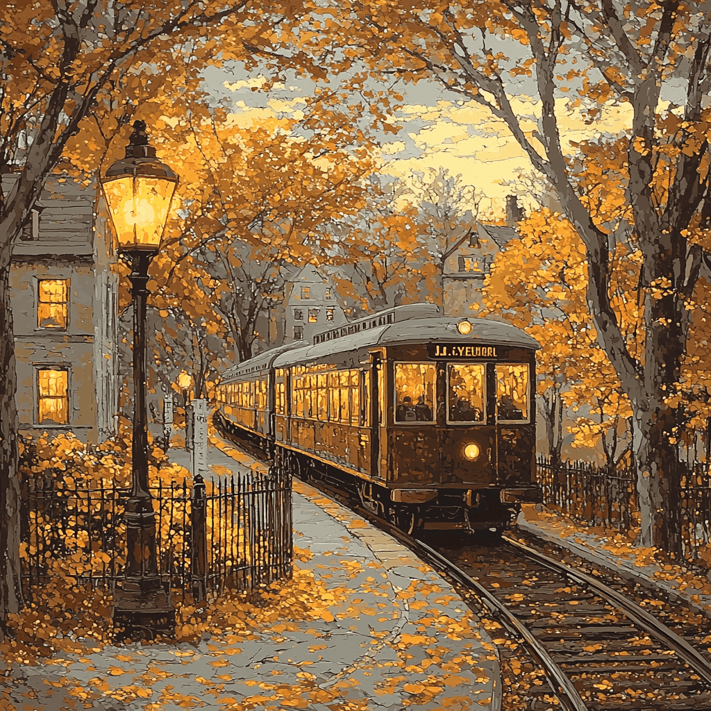 J.C. Leyendecker Inspired Nostalgic Vintage Railway Painting By Numbers Kit