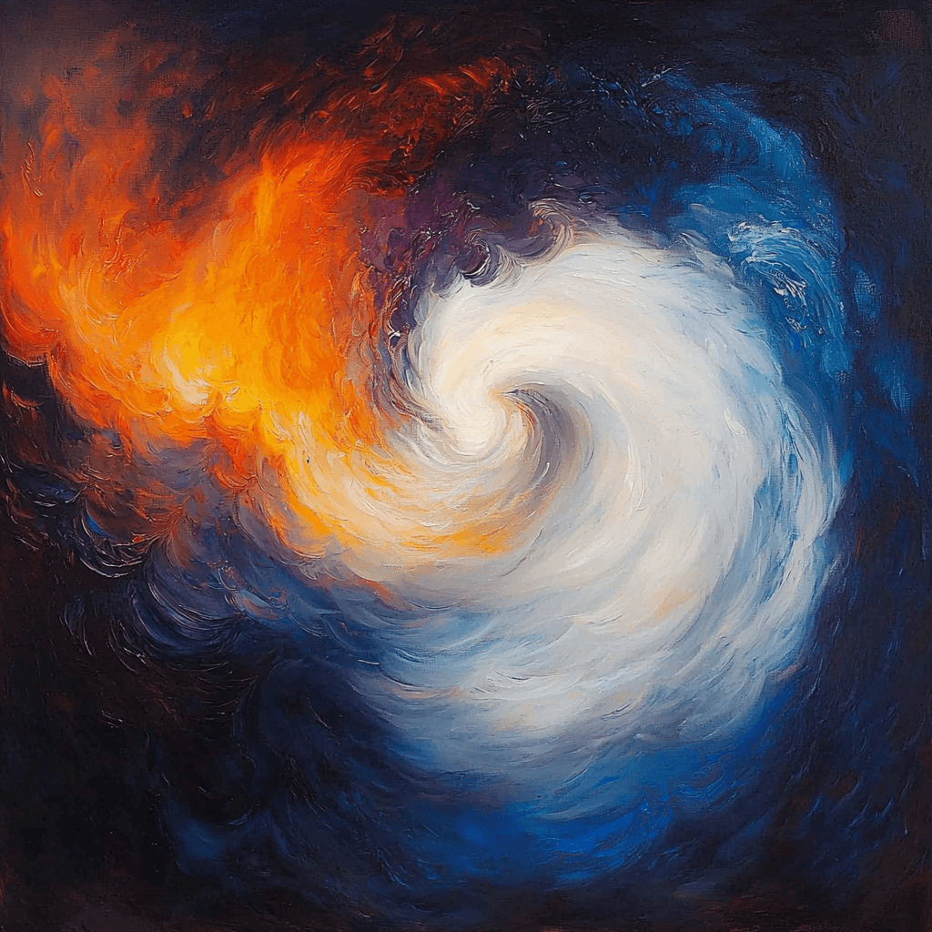 Caravaggio Inspired Celestial Crescendo Number Painting