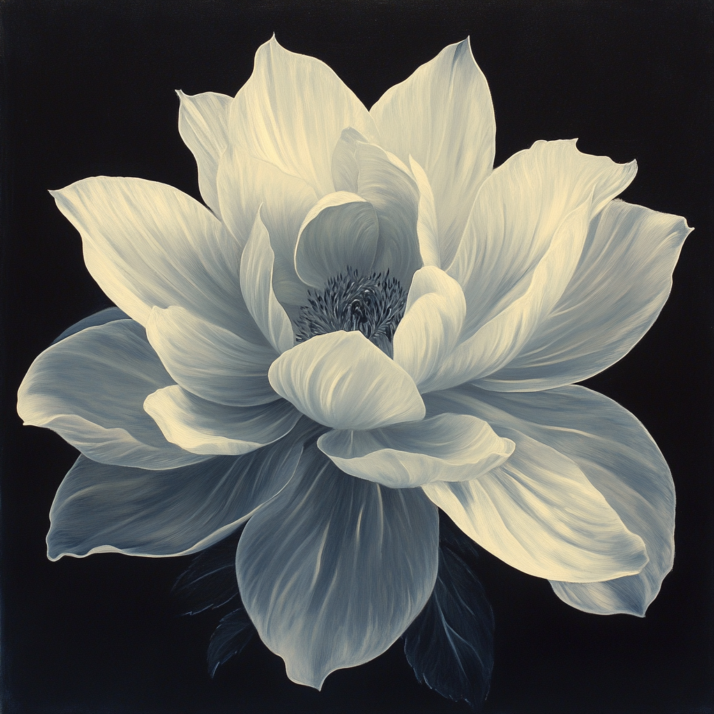 Caravaggio Inspired Night Bloom Garden Painting by numbers kit