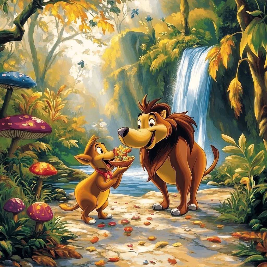 Timon And Pumbaa Jungle Fun paint by numbers