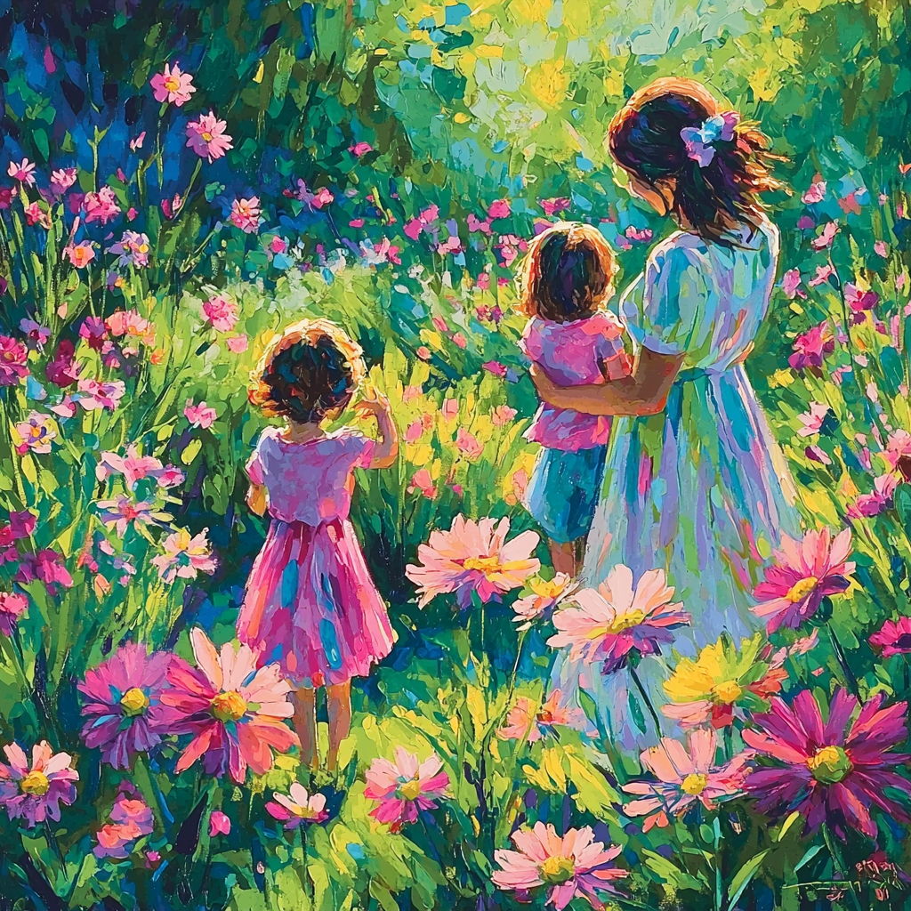 Mothers And Nature Painting Number Kit