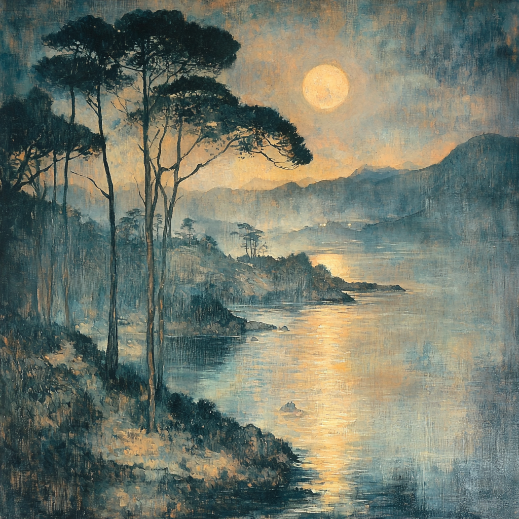 James McNeill Whistler Inspired Enigmatic Night Numbered Painting Kits