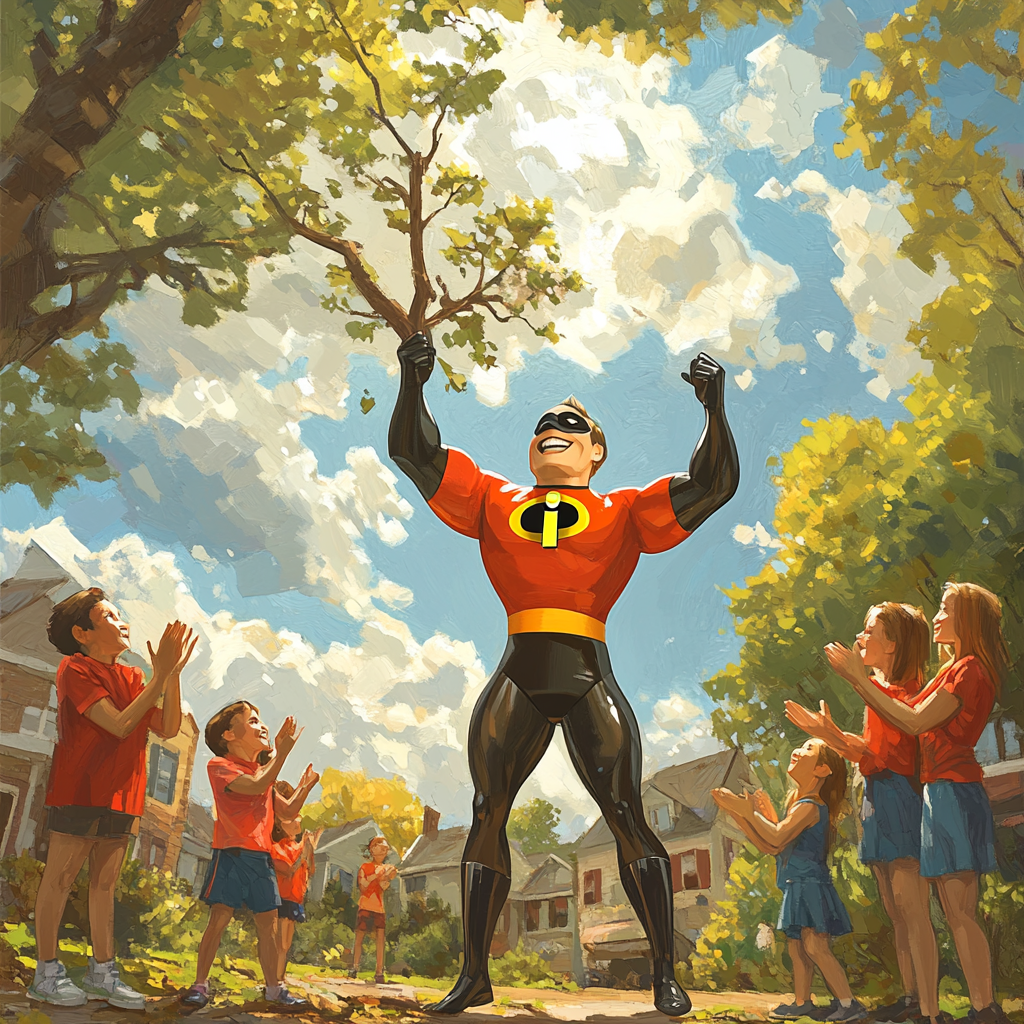Mr Incredible Family Strength Paint by numbers kits