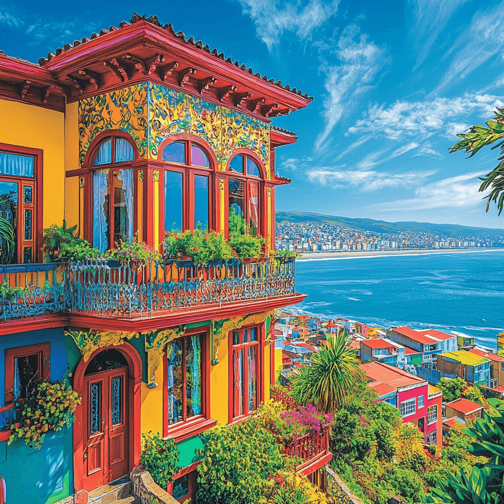 Pablo Neruda's House Paint By Number