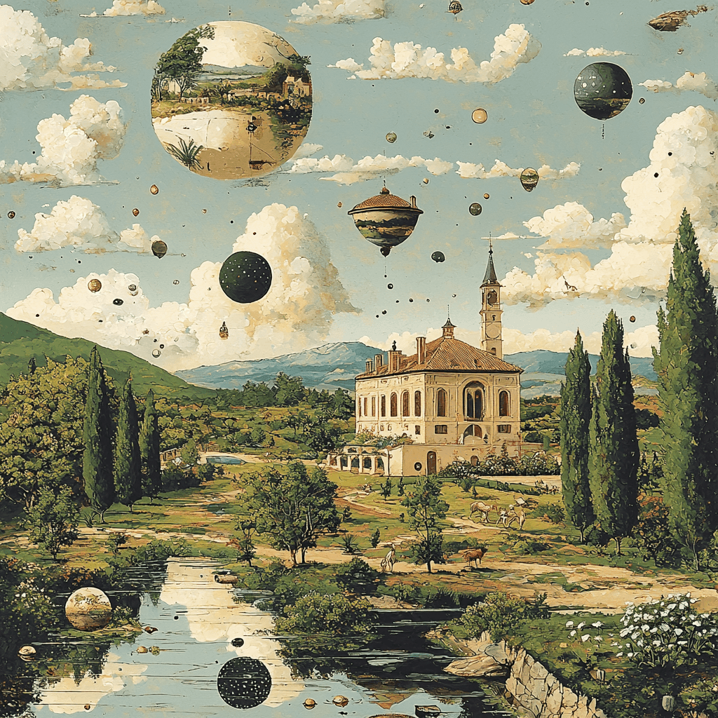 Rene Magritte Inspired Surreal Dreamscape Adventure - DIY Painting By Numbers Kit