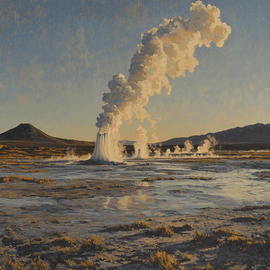 Atacama Desert's El Tatio Geysers Numbered Painting Kits