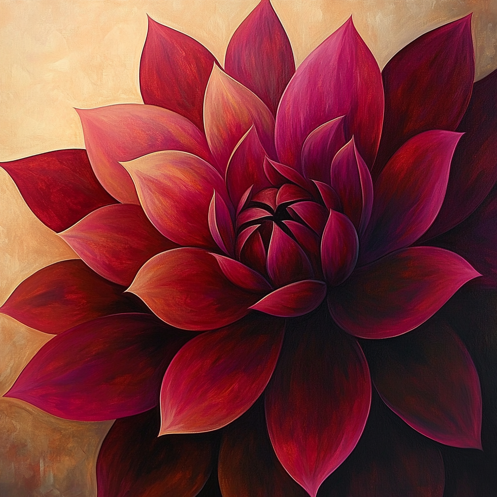 Georgia OKeeffe Inspired Desert Flowers Paint by numbers kits