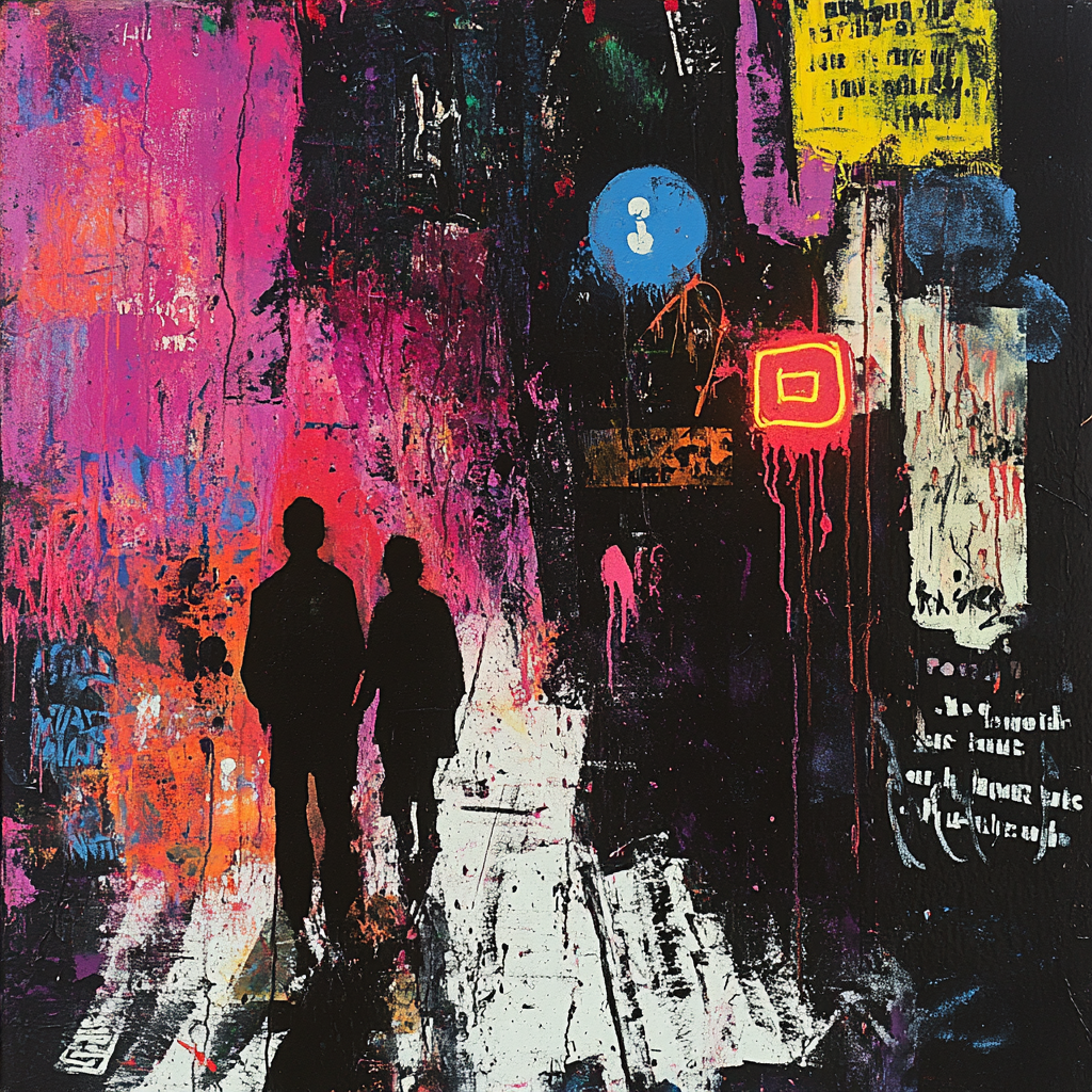 Jean-Michel Basquiat Inspired Urban Mythmakers Numbered painting kits