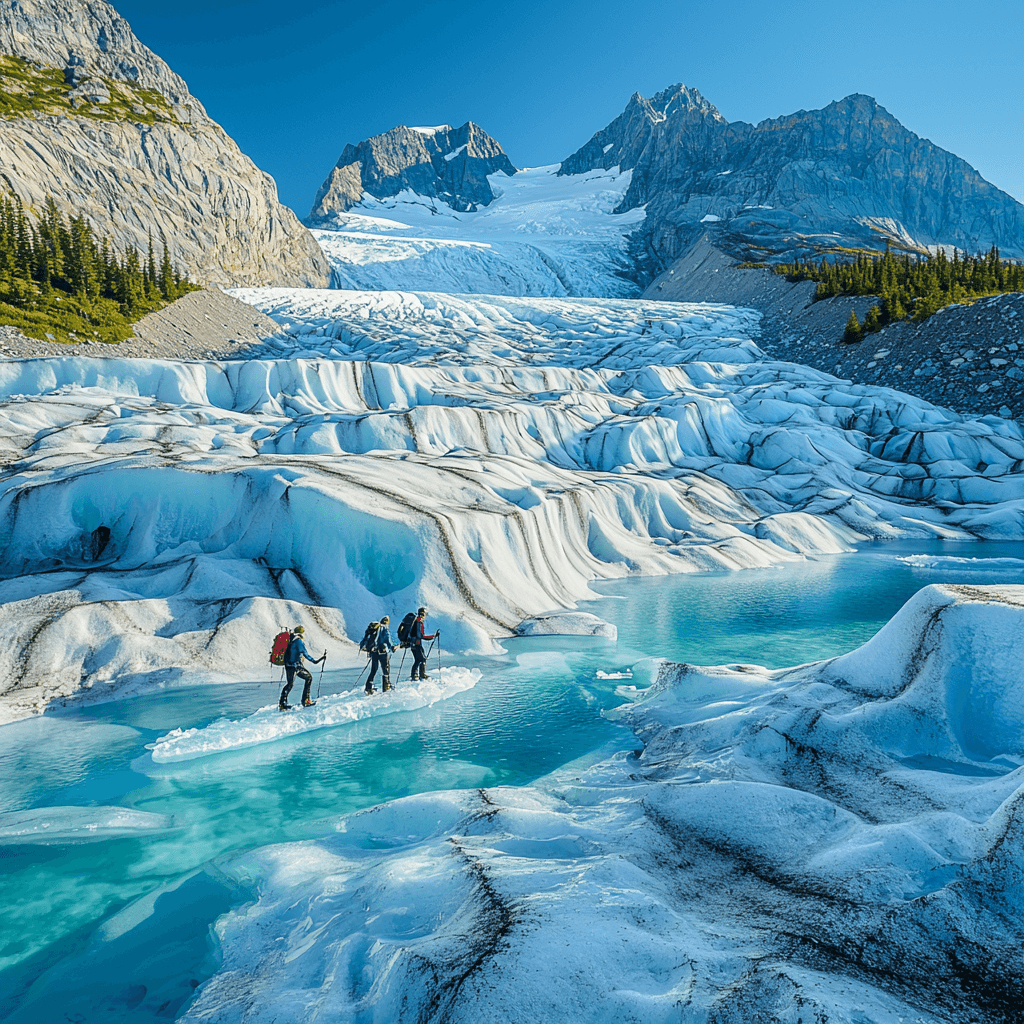 Patagonian Glacier Hike Paint By Numbers