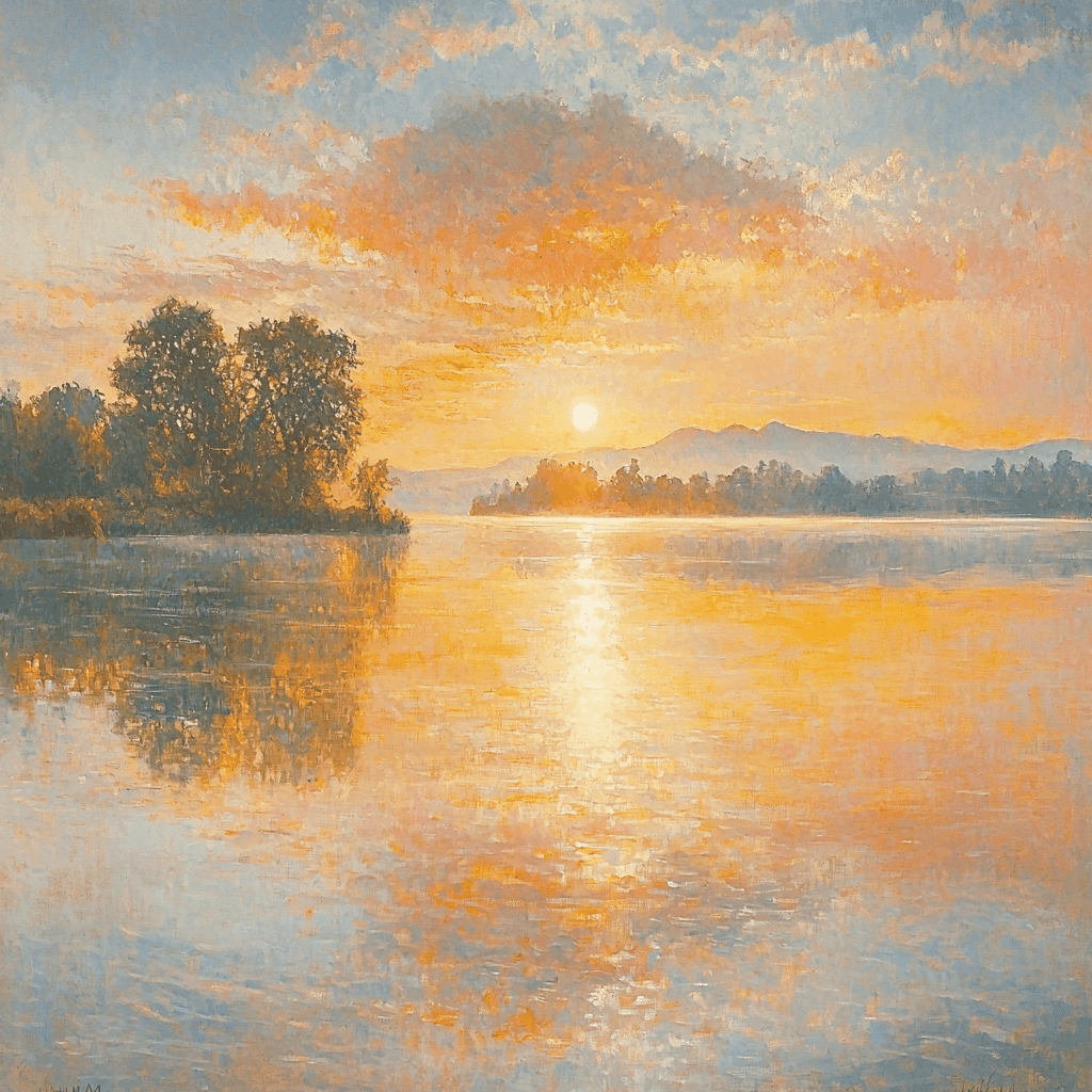 Turner Inspired Calm Waters Paint By Color