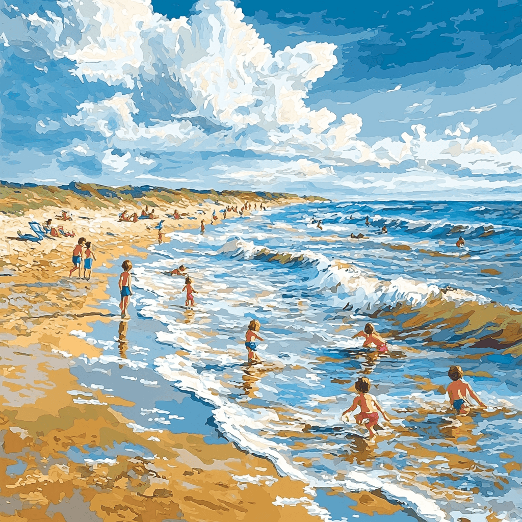 Winslow Homer Inspired Seaside Escapade Numbered Painting Kits