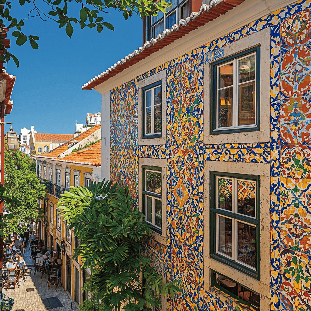 The Azulejos Of Lisbon Paint By Numbers Art