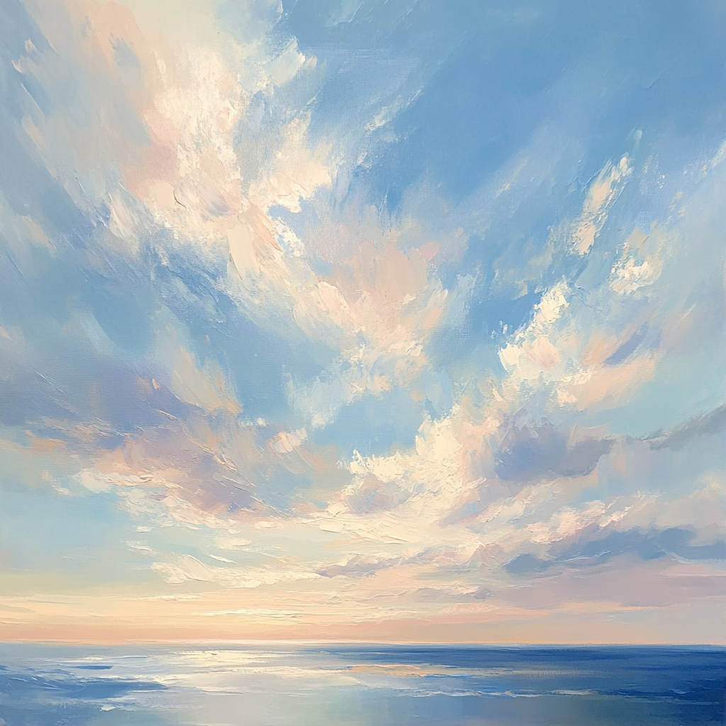 Edgar Degas Inspired Whisper Of Chiffon Clouds Number painting