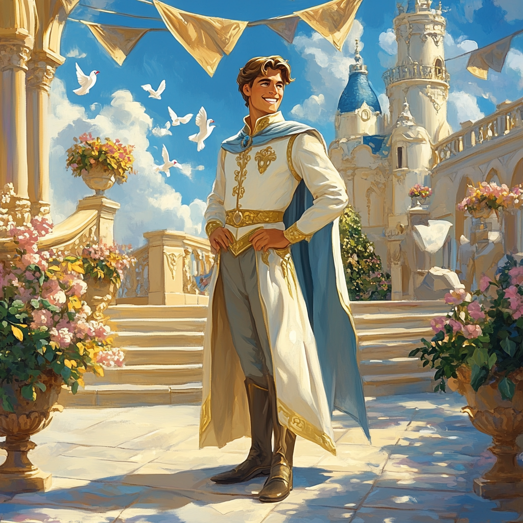 Prince Charming Royal Smile Painting by numbers kit