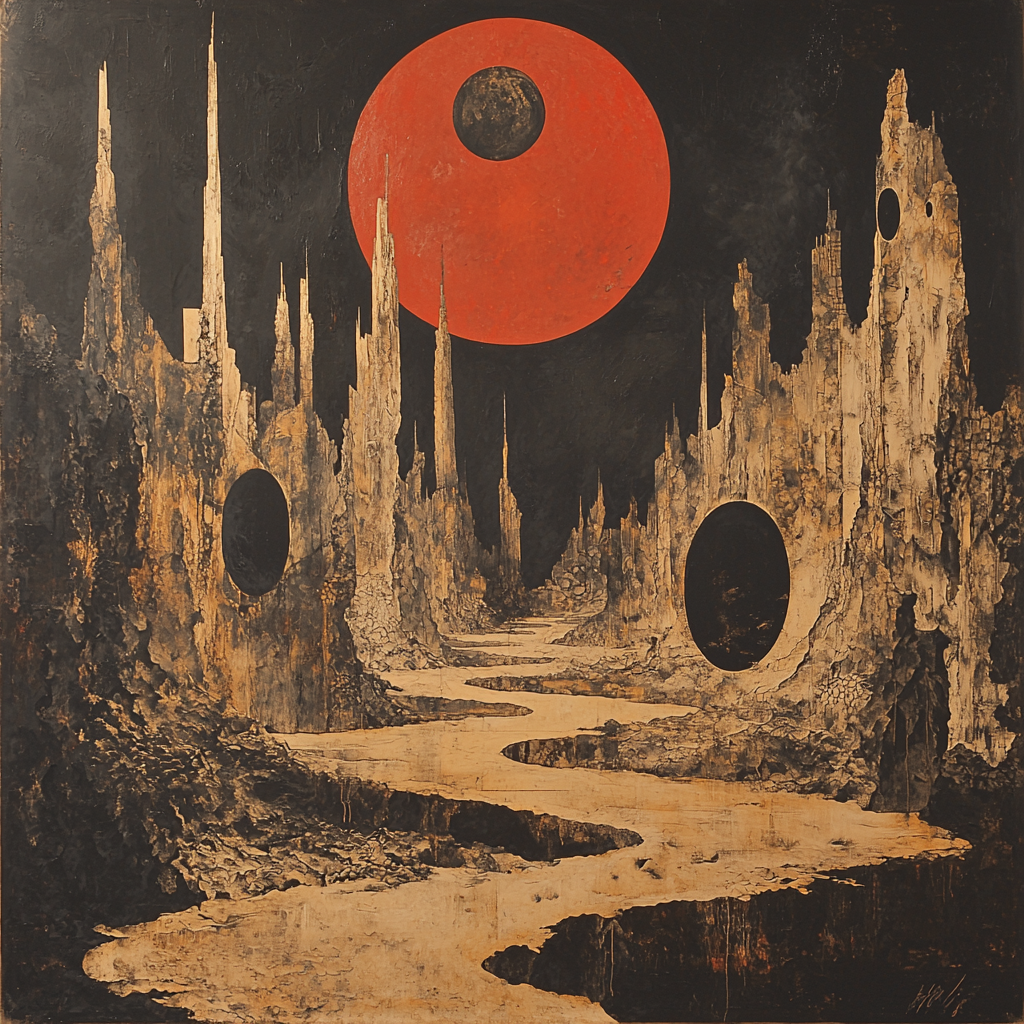 Max Ernst Inspired Serenade Of The Sublime Paint By Number