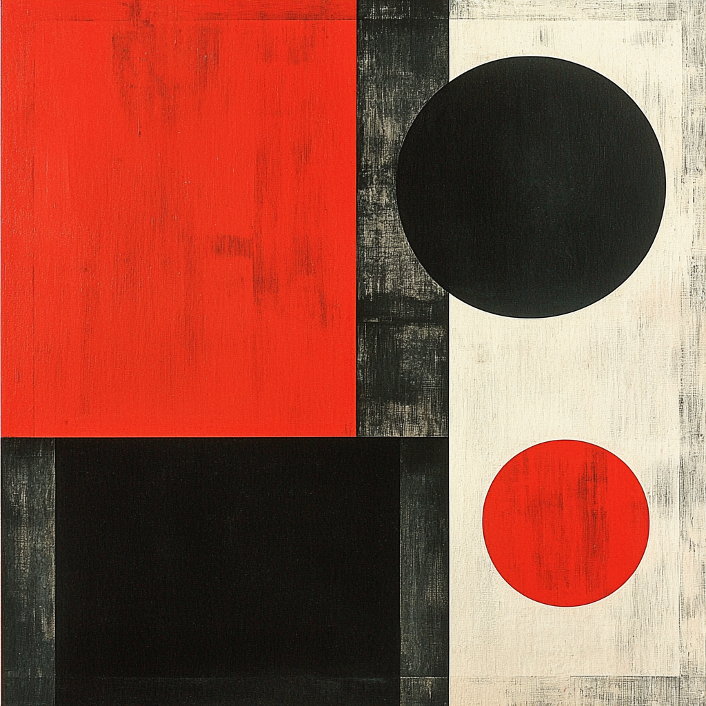 Kazimir Malevich Inspired Eternal Geometry Numbered Painting Kits